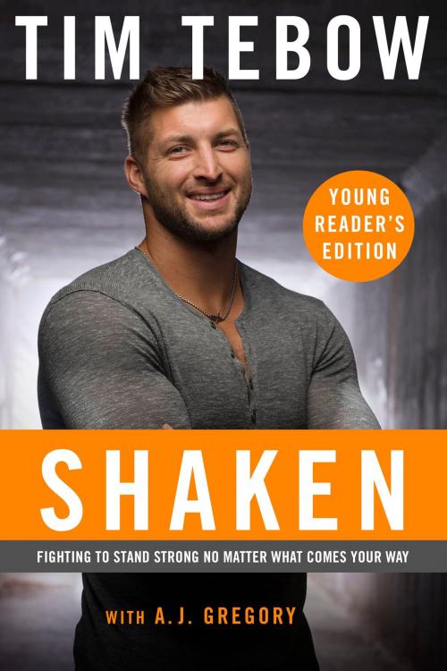 Cover of the book Shaken: Young Reader's Edition by Tim Tebow, The Crown Publishing Group