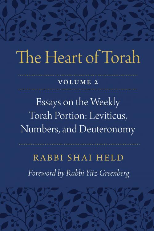 Cover of the book The Heart of Torah, Volume 2 by Rabbi Shai Held, The Jewish Publication Society