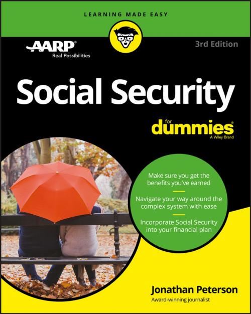 Cover of the book Social Security For Dummies by Jonathan Peterson, Wiley