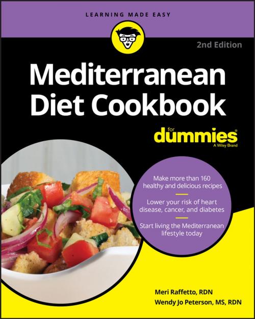 Cover of the book Mediterranean Diet Cookbook For Dummies by Meri Raffetto, Wendy Jo Peterson, Wiley