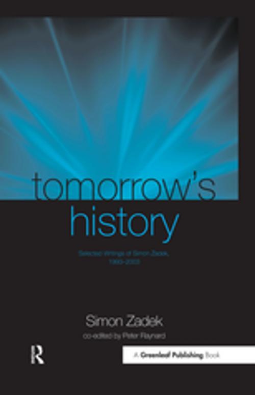 Cover of the book Tomorrow’s History by Simon Zadek, Taylor and Francis