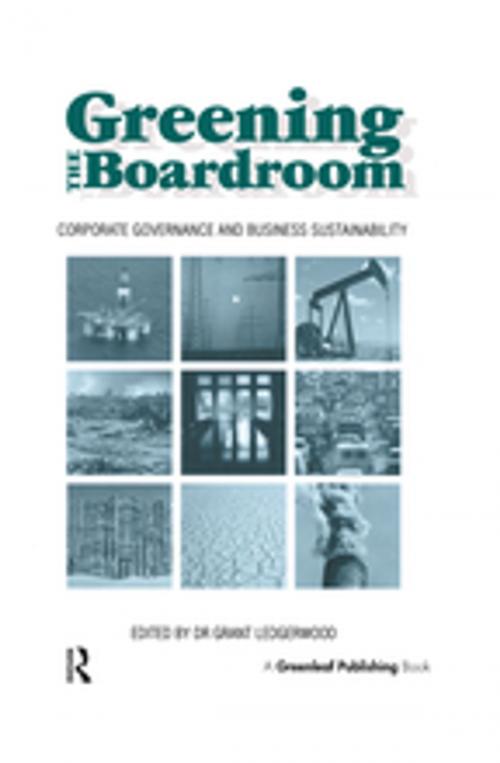 Cover of the book Greening the Boardroom by , Taylor and Francis