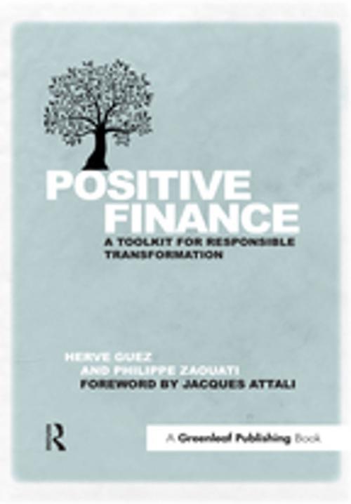 Cover of the book Positive Finance by Hervé Guez, Philippe Zaouati, Taylor and Francis