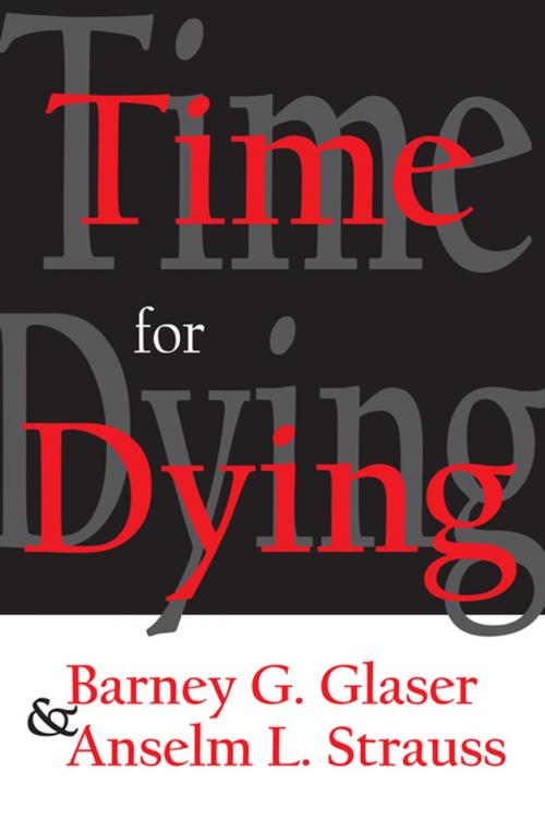 Cover of the book Time for Dying by Graham McAleer, Taylor and Francis