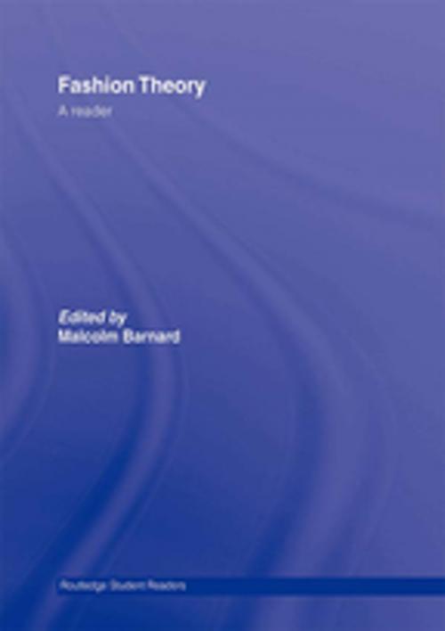 Cover of the book Fashion Theory by Malcolm Barnard, Taylor and Francis