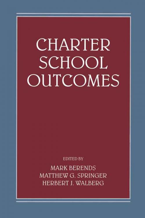 Cover of the book Charter School Outcomes by , Taylor and Francis