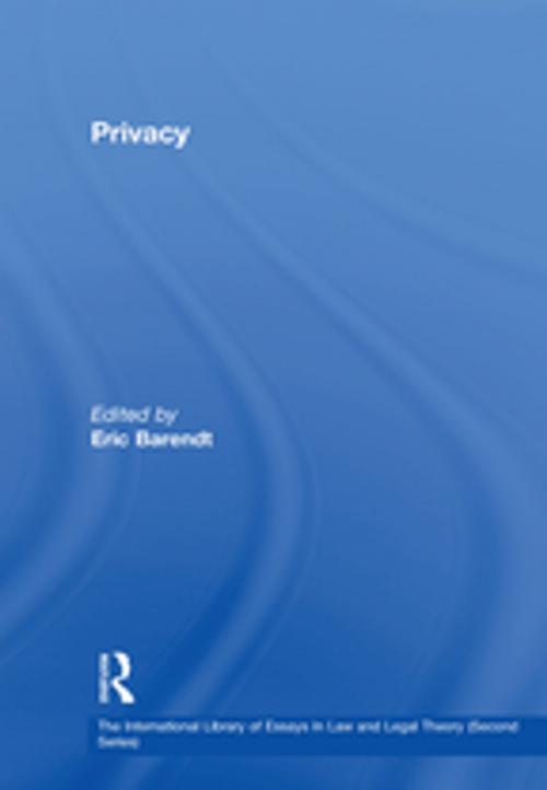 Cover of the book Privacy by , Taylor and Francis