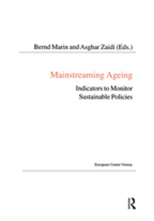 Cover of the book Mainstreaming Ageing by Asghar Zaidi, Taylor and Francis