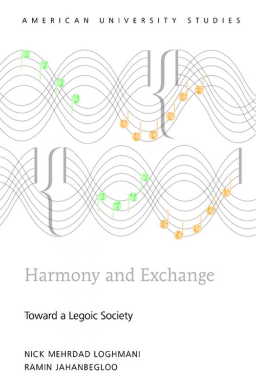 Cover of the book Harmony and Exchange by Ramin Jahanbegloo, Nick Mehrdad Loghmani, Peter Lang