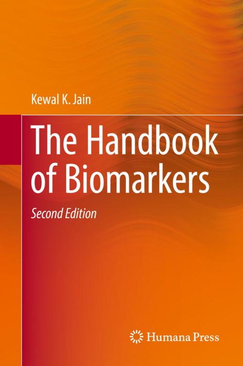 Cover of the book The Handbook of Biomarkers by Kewal K. Jain, Springer New York