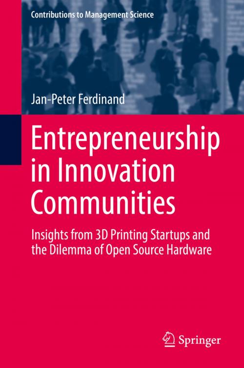 Cover of the book Entrepreneurship in Innovation Communities by Jan-Peter Ferdinand, Springer International Publishing