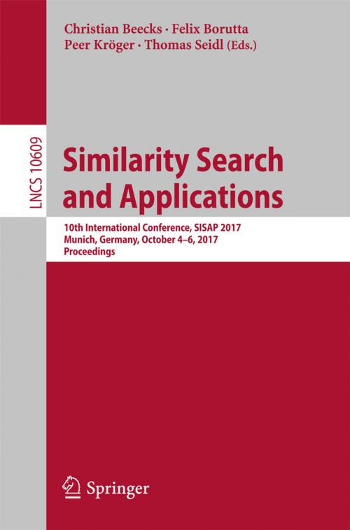 Cover of the book Similarity Search and Applications by , Springer International Publishing