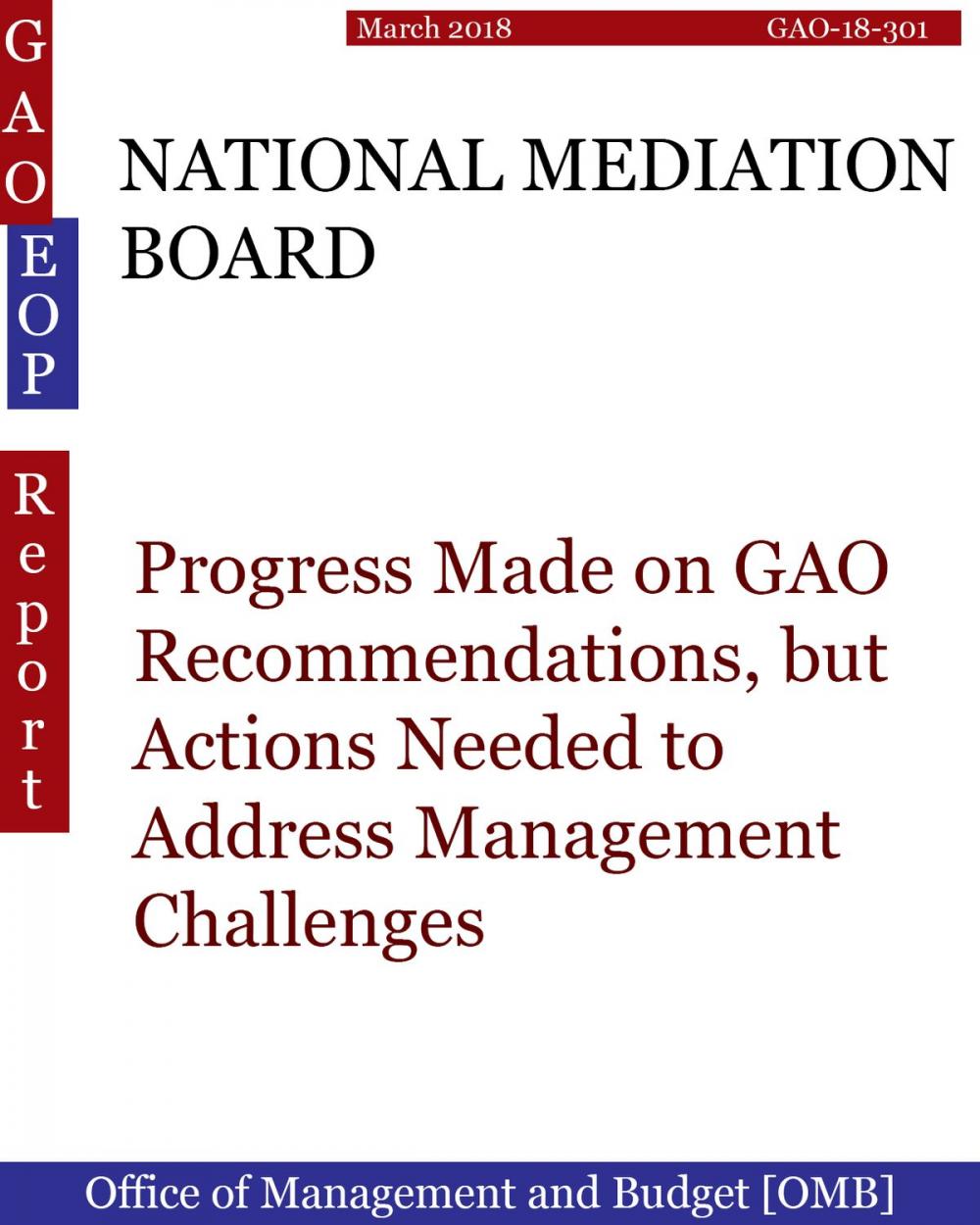 Big bigCover of NATIONAL MEDIATION BOARD