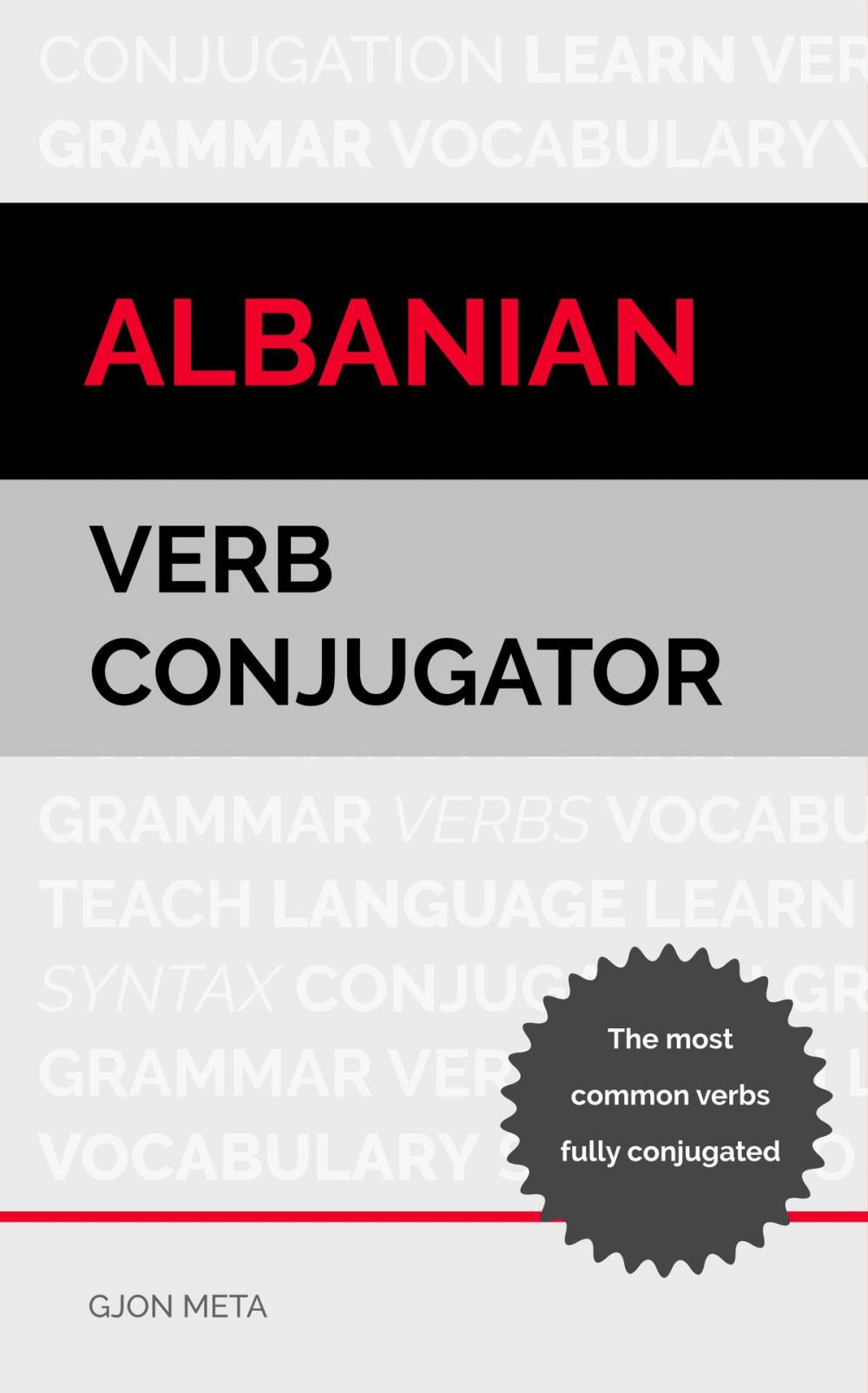 Big bigCover of Albanian Verb Conjugator