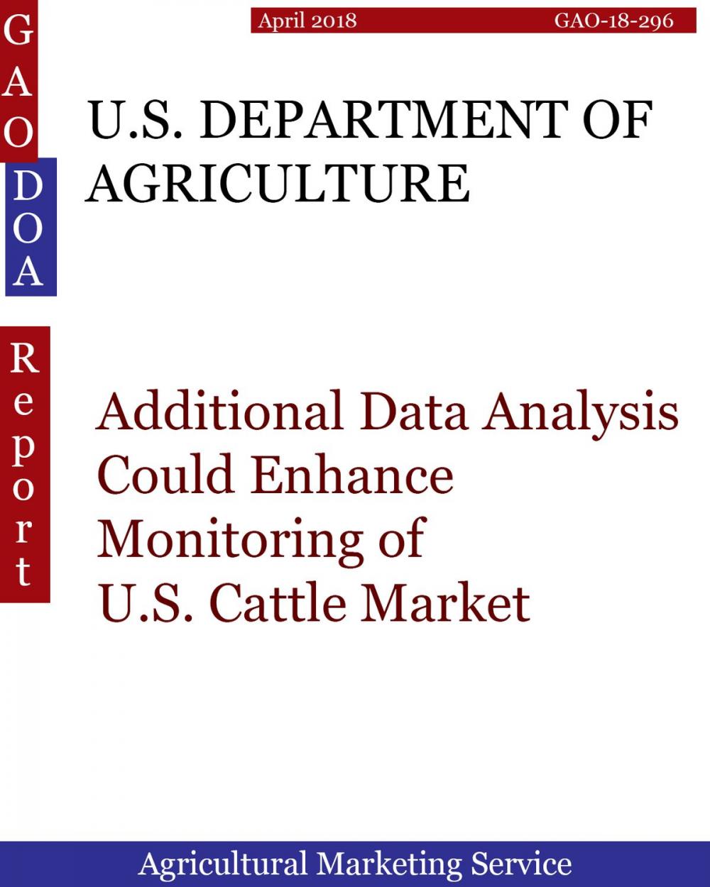 Big bigCover of U.S. DEPARTMENT OF AGRICULTURE