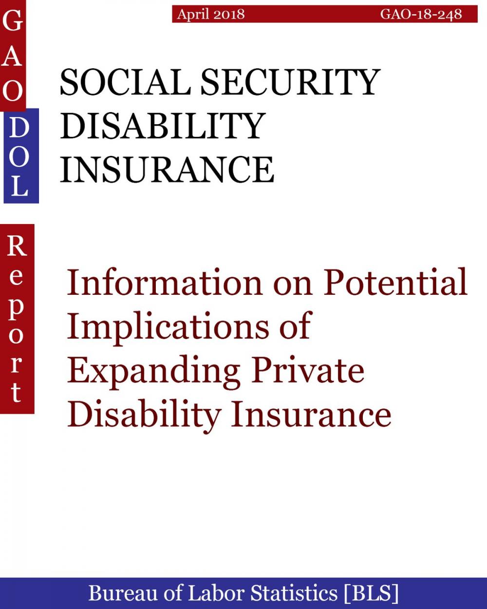 Big bigCover of SOCIAL SECURITY DISABILITY INSURANCE