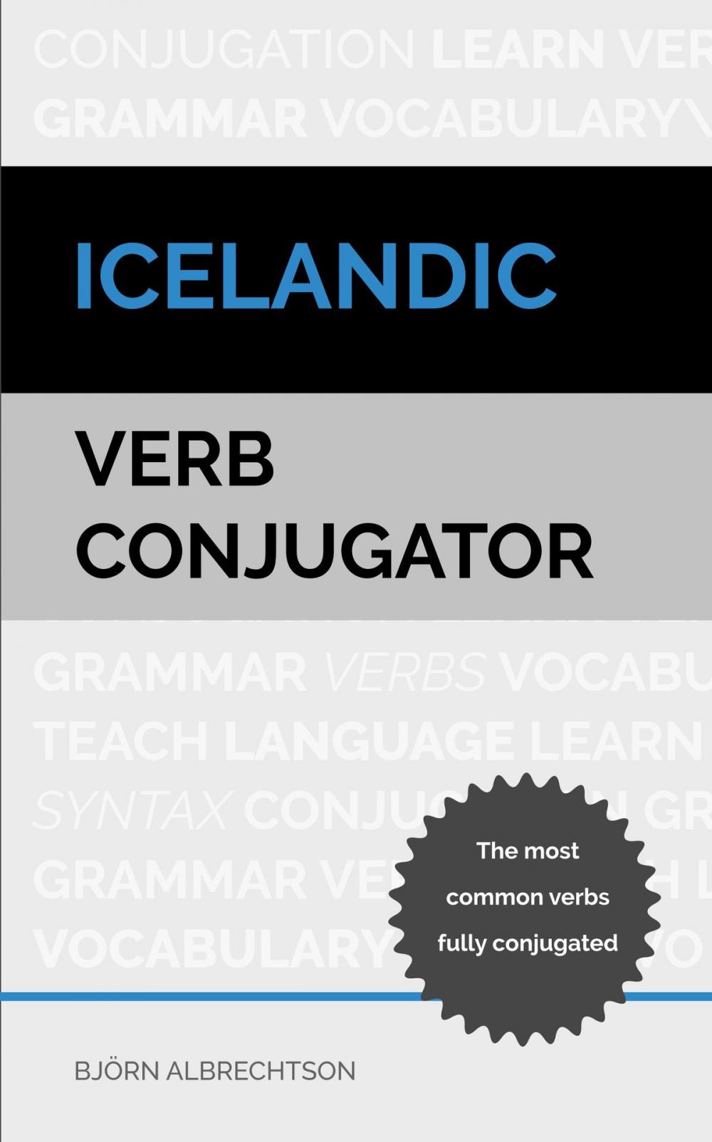 Big bigCover of Icelandic Verb Conjugator