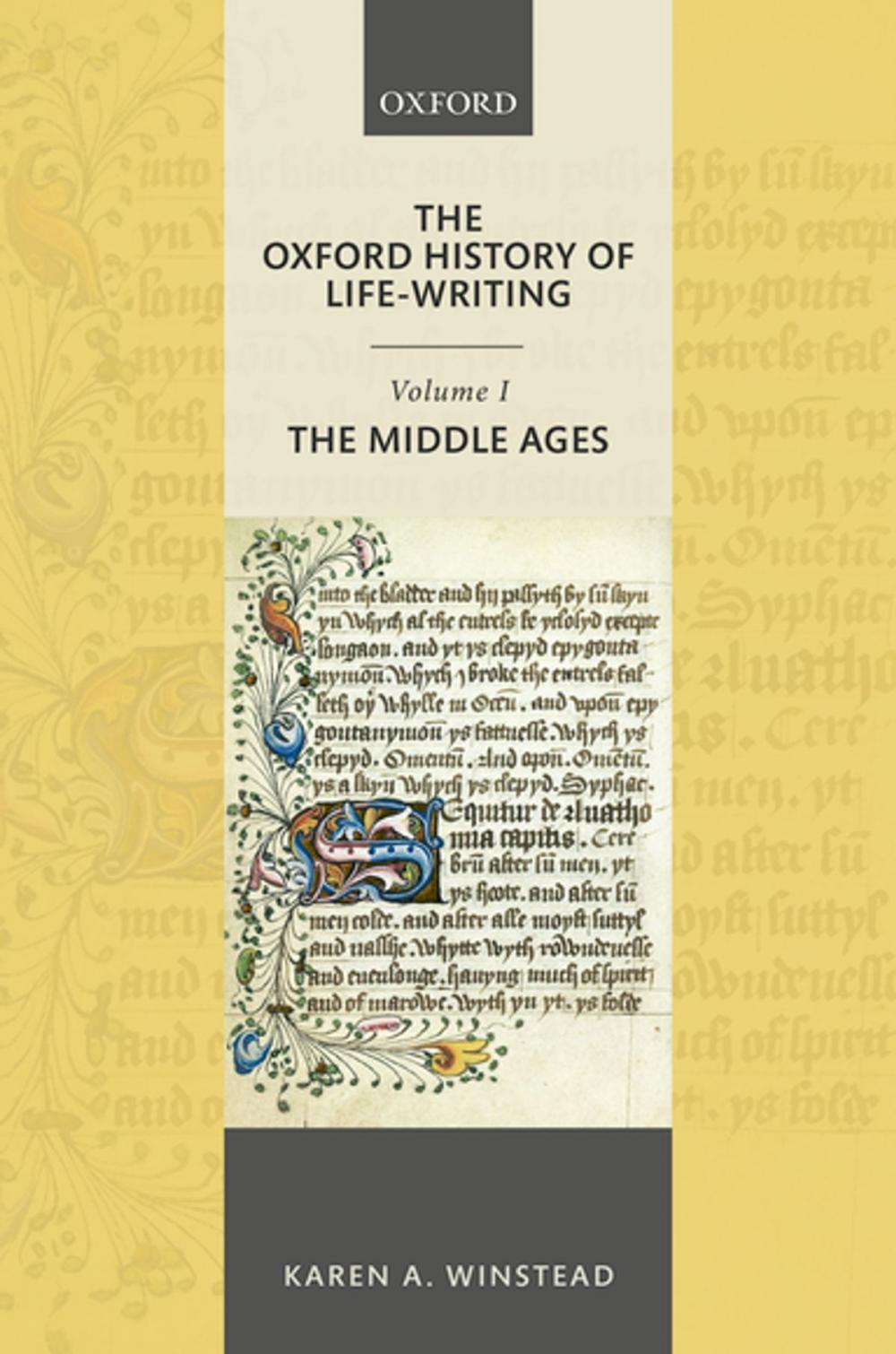 Big bigCover of The Oxford History of Life-Writing: Volume 1. The Middle Ages