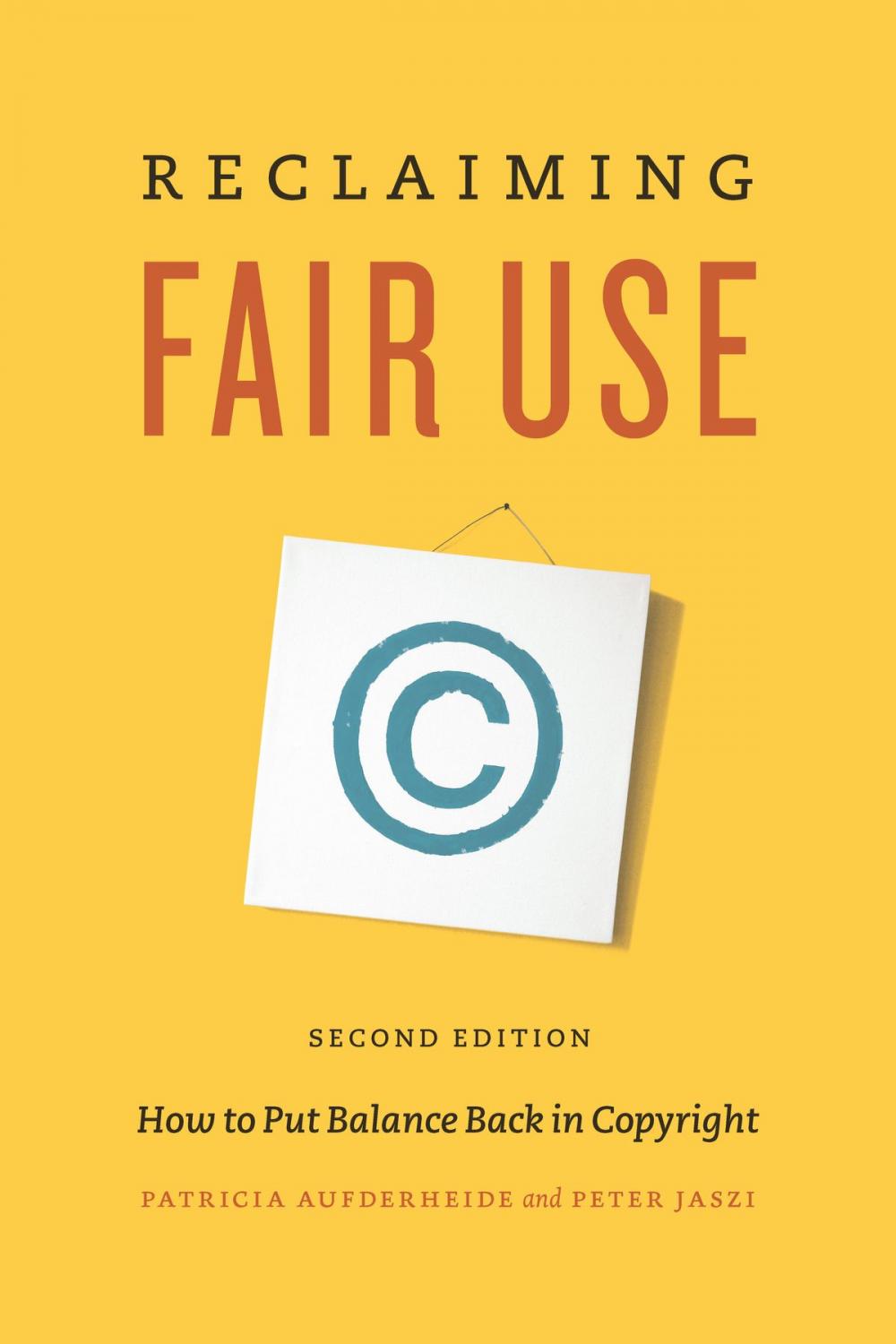 Big bigCover of Reclaiming Fair Use