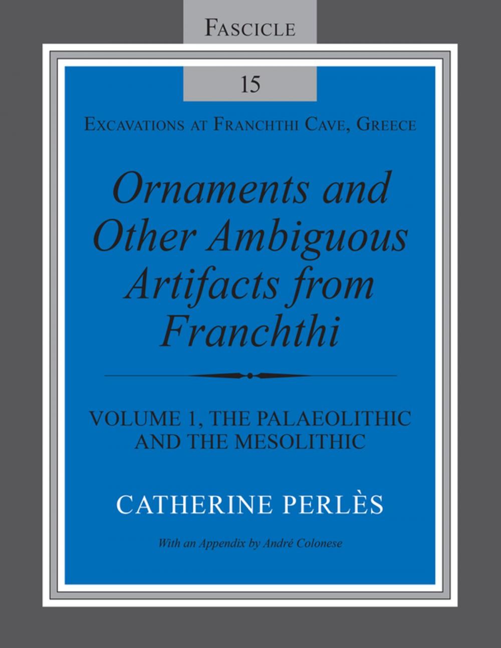 Big bigCover of Ornaments and Other Ambiguous Artifacts from Franchthi