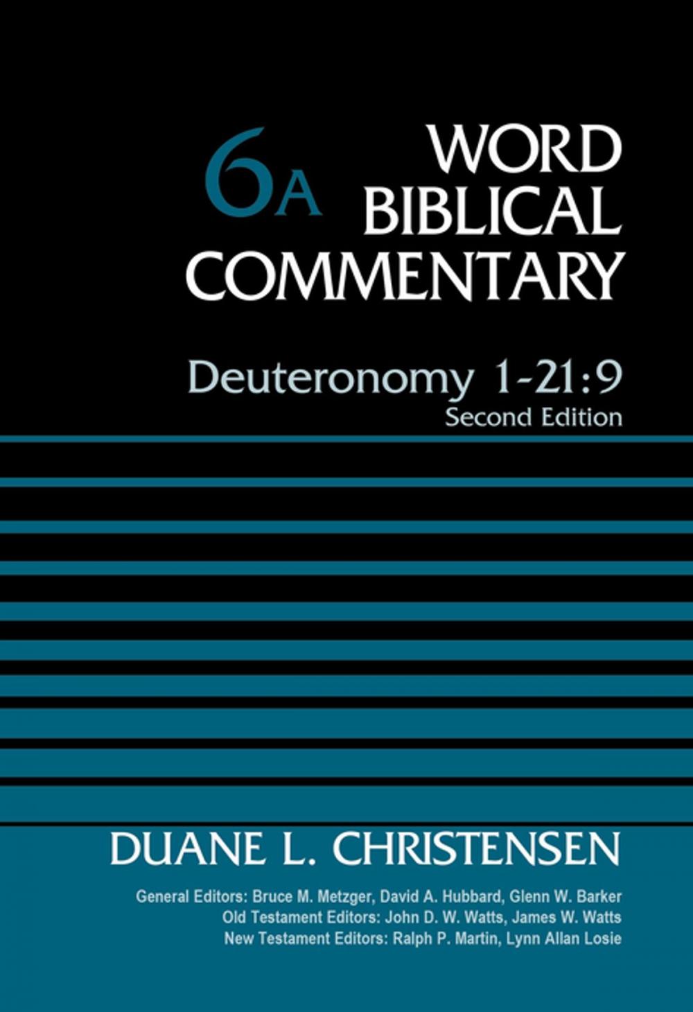 Big bigCover of Deuteronomy 1-21:9, Volume 6A