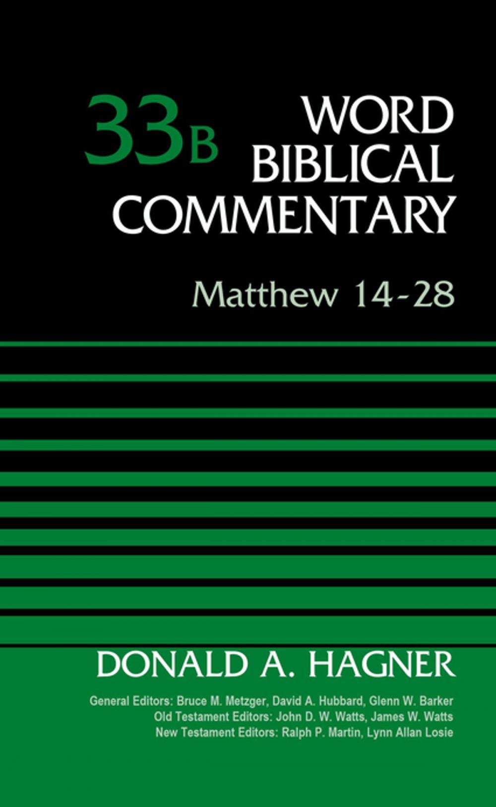 Big bigCover of Matthew 14-28, Volume 33B