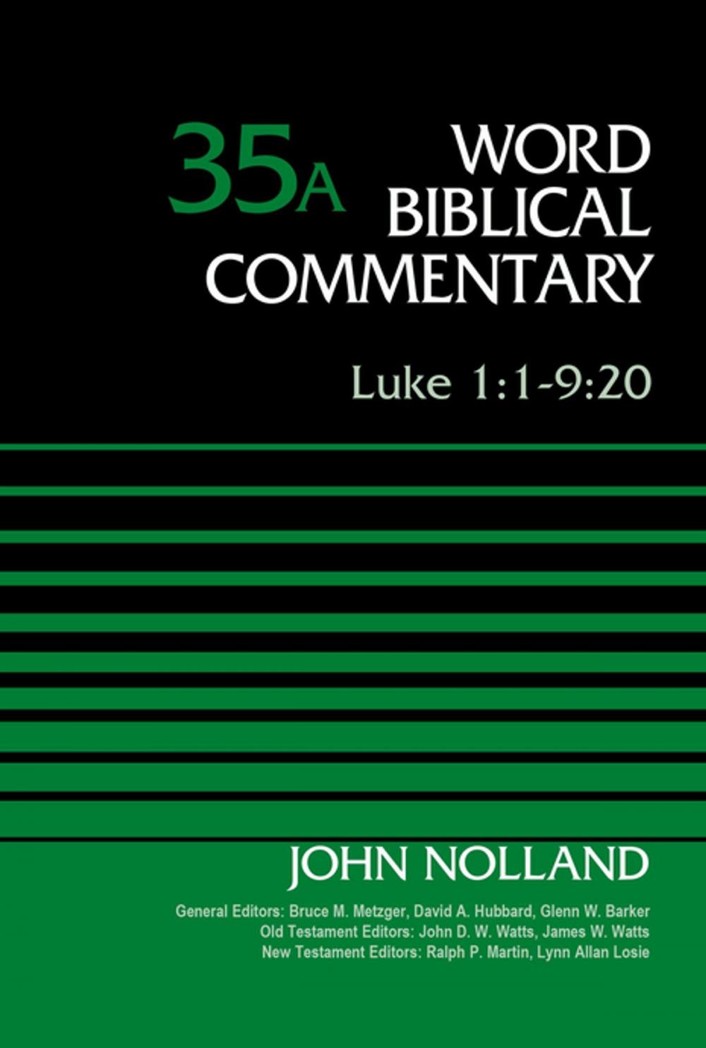 Big bigCover of Luke 1:1-9:20, Volume 35A