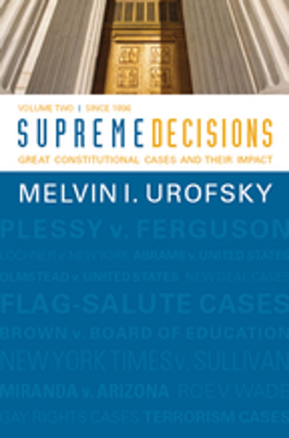 Big bigCover of Supreme Decisions, Volume 2