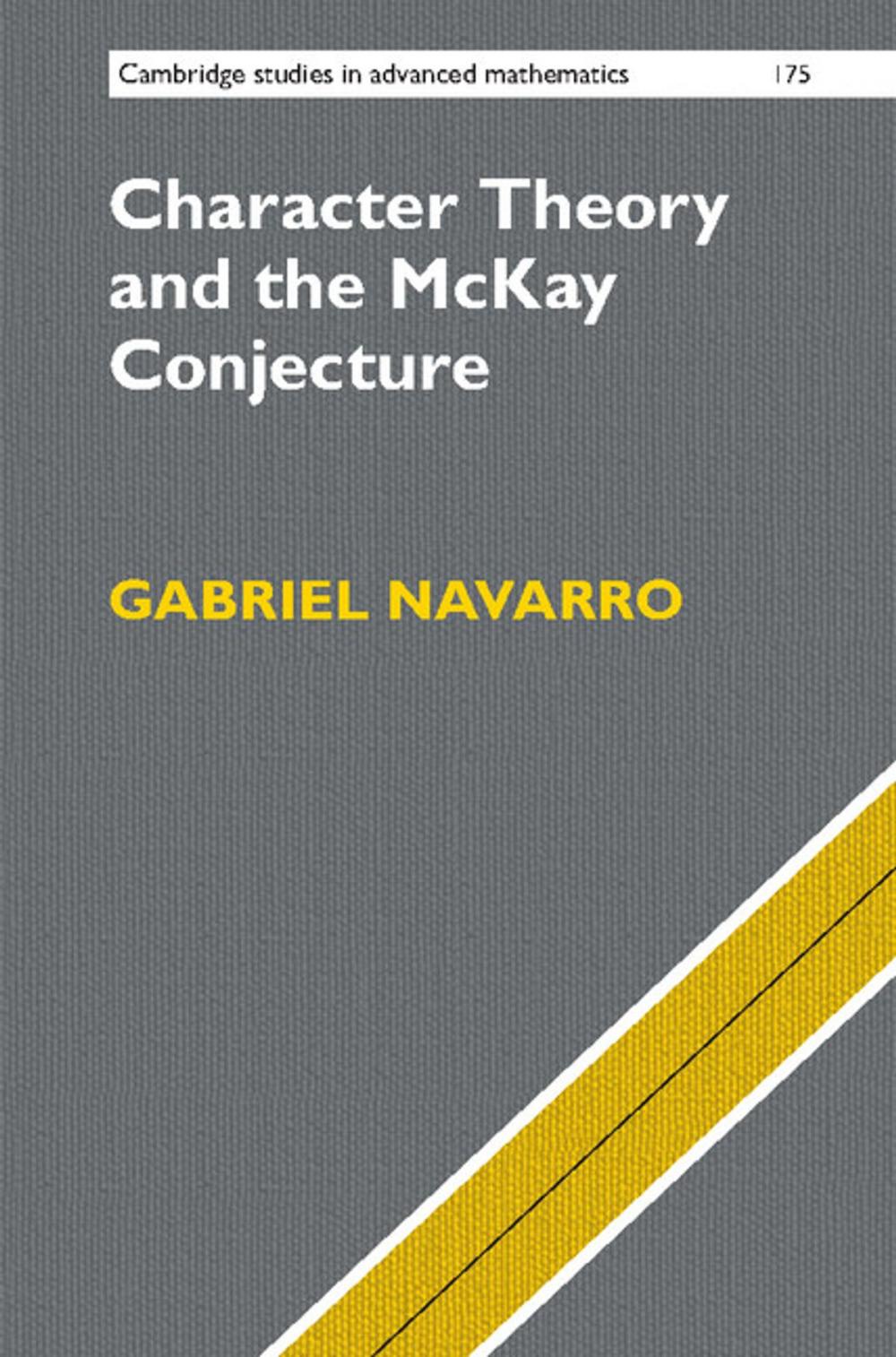 Big bigCover of Character Theory and the McKay Conjecture