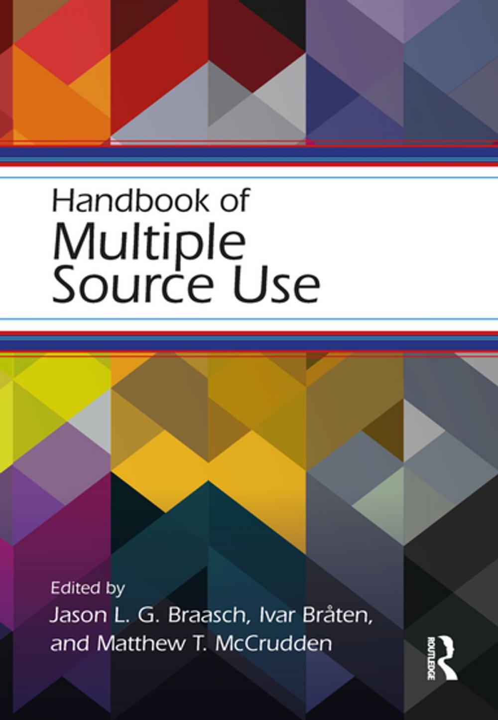 Big bigCover of Handbook of Multiple Source Use