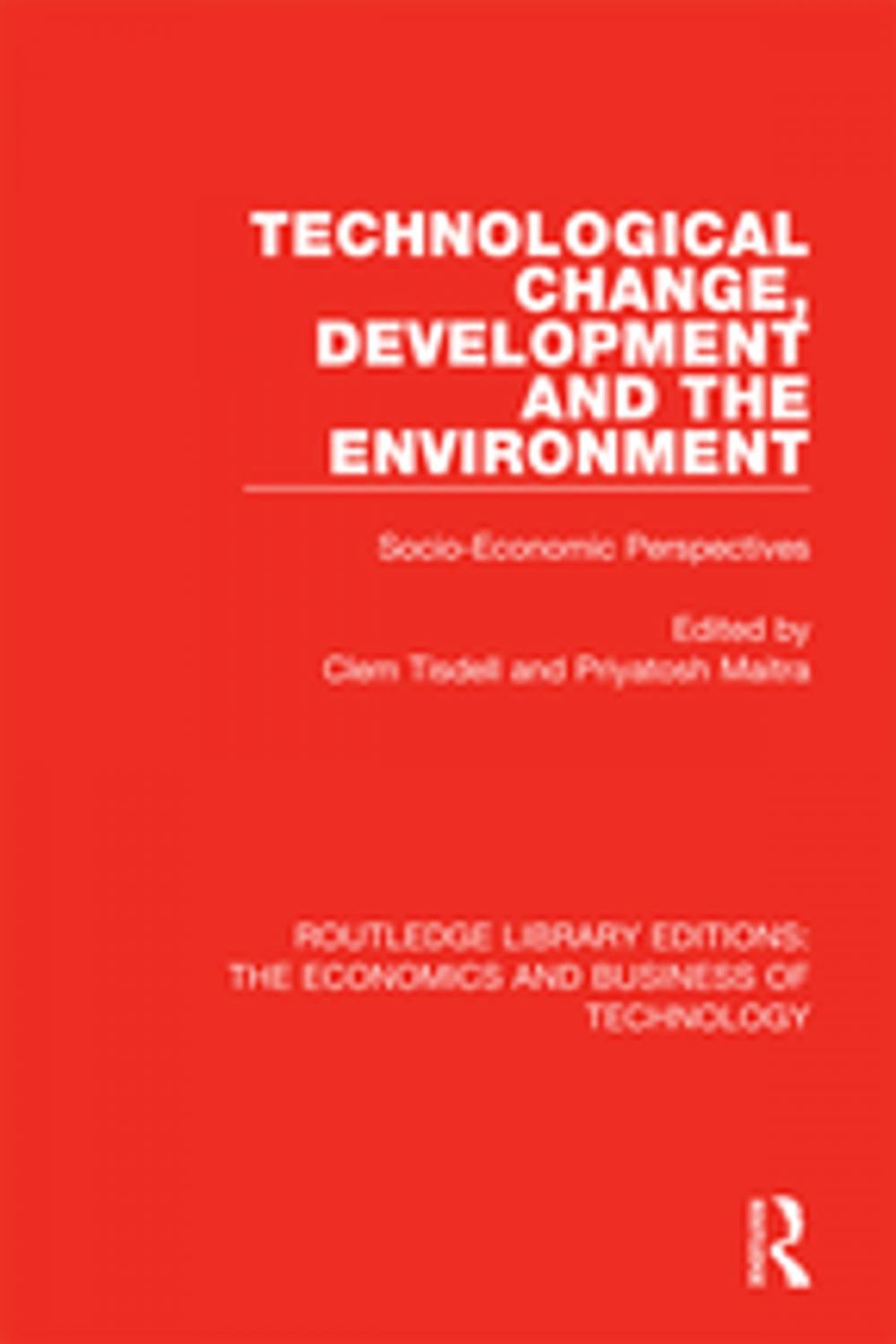 Big bigCover of Technological Change, Development and the Environment