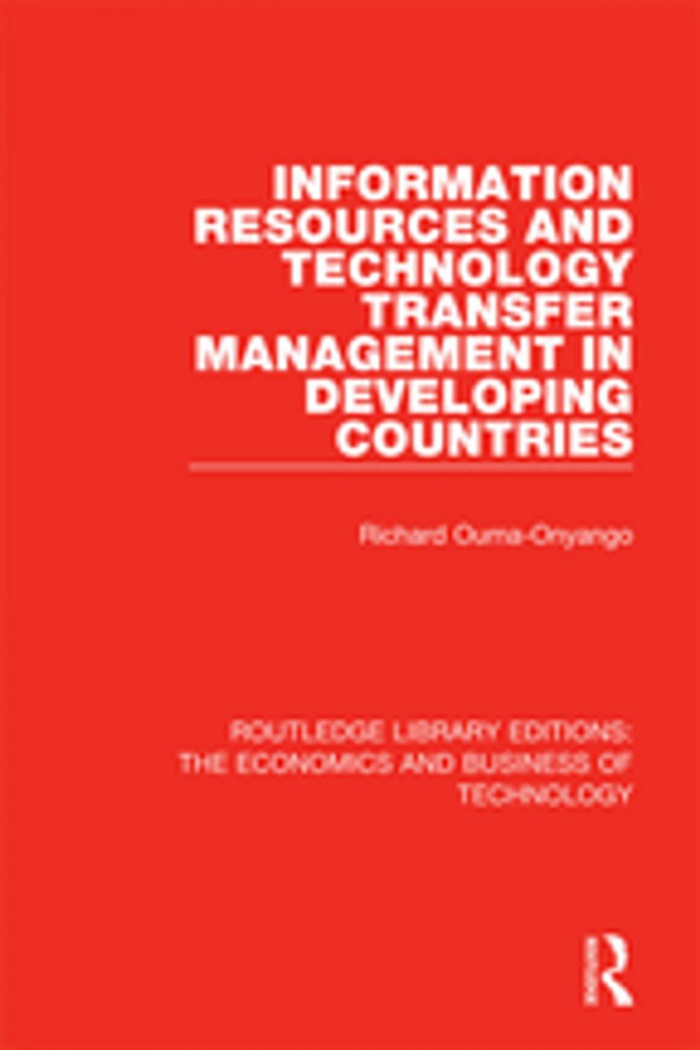 Big bigCover of Information Resources and Technology Transfer Management in Developing Countries