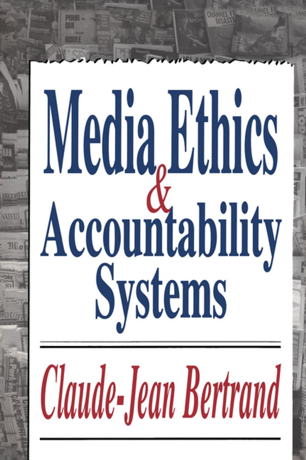 Big bigCover of Media Ethics and Accountability Systems