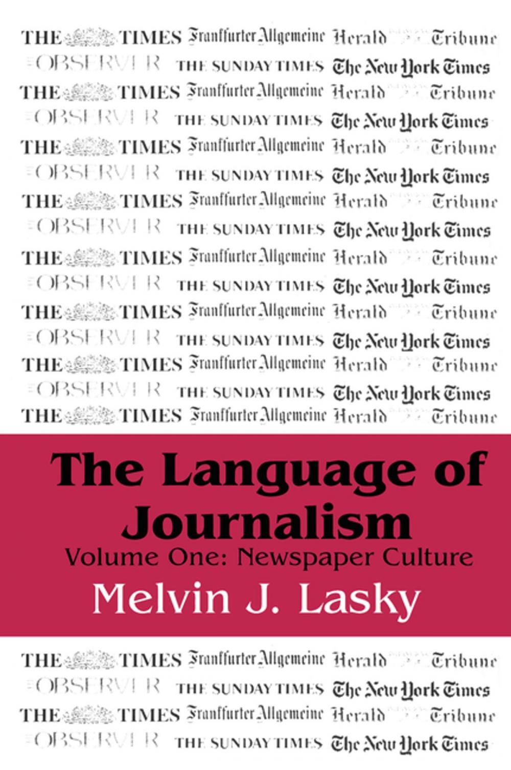 Big bigCover of The Language of Journalism