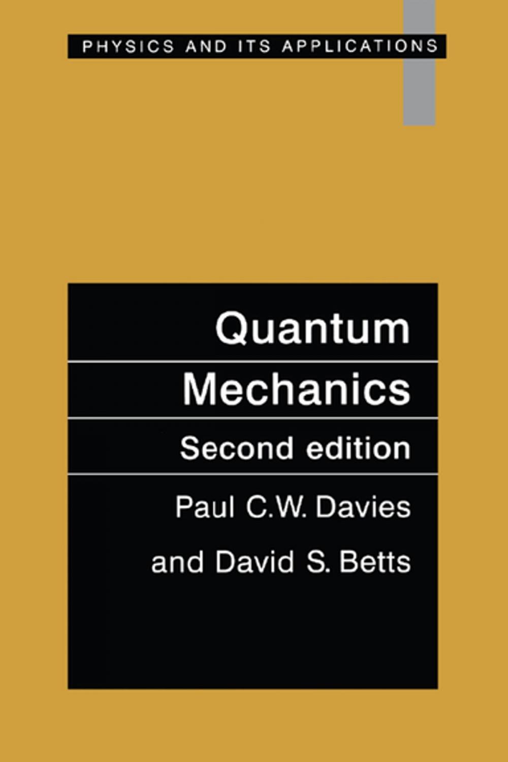 Big bigCover of Quantum Mechanics, Second edition