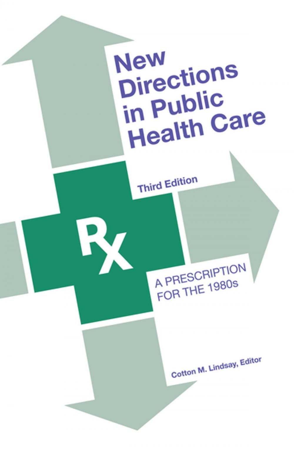 Big bigCover of New Directions in Public Health Care