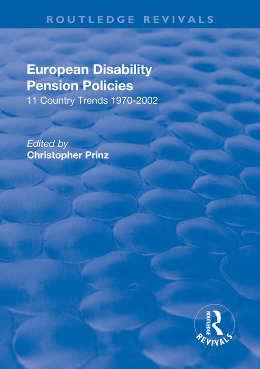 Big bigCover of European Disability Pension Policies