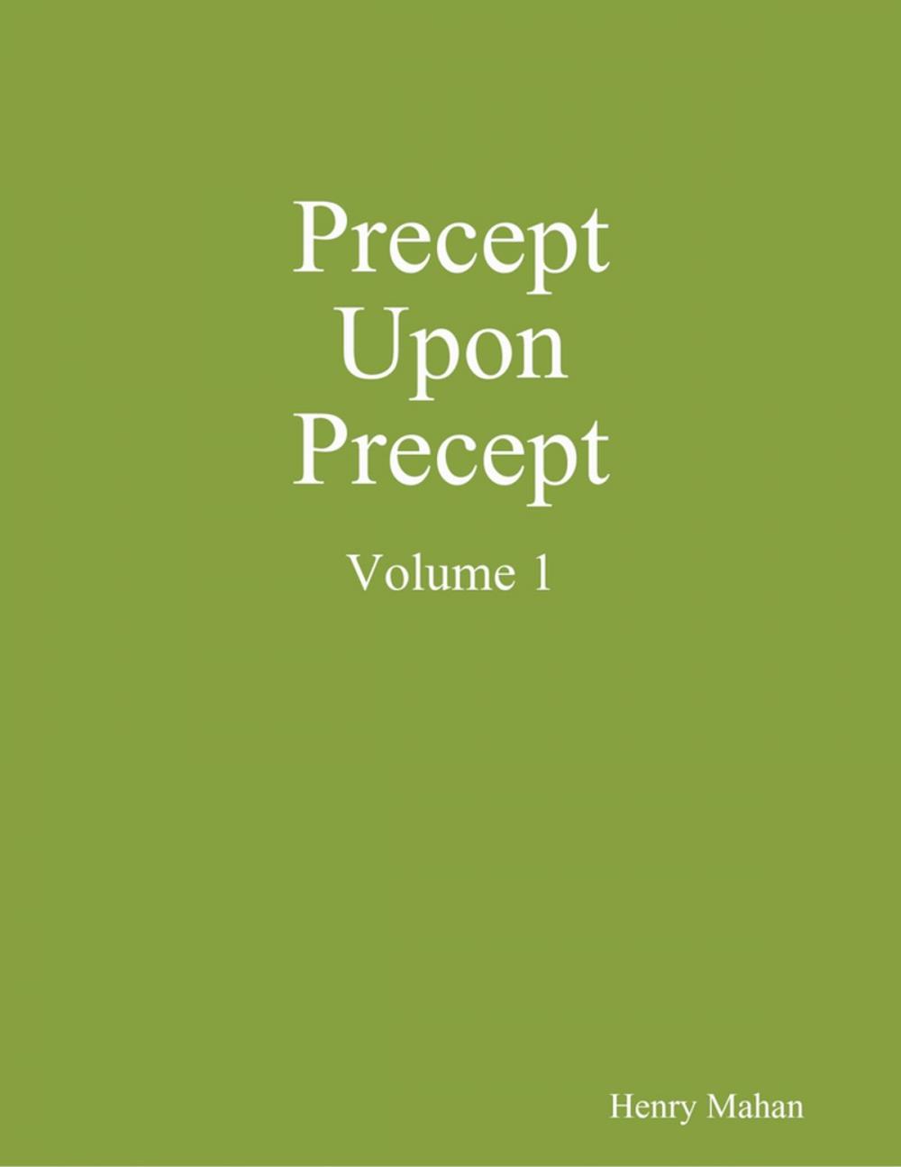 Big bigCover of Precept Upon Precept Volume 1