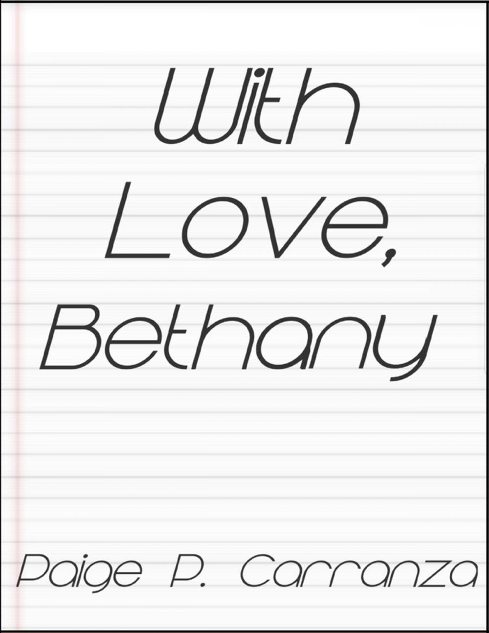 Big bigCover of With Love, Bethany