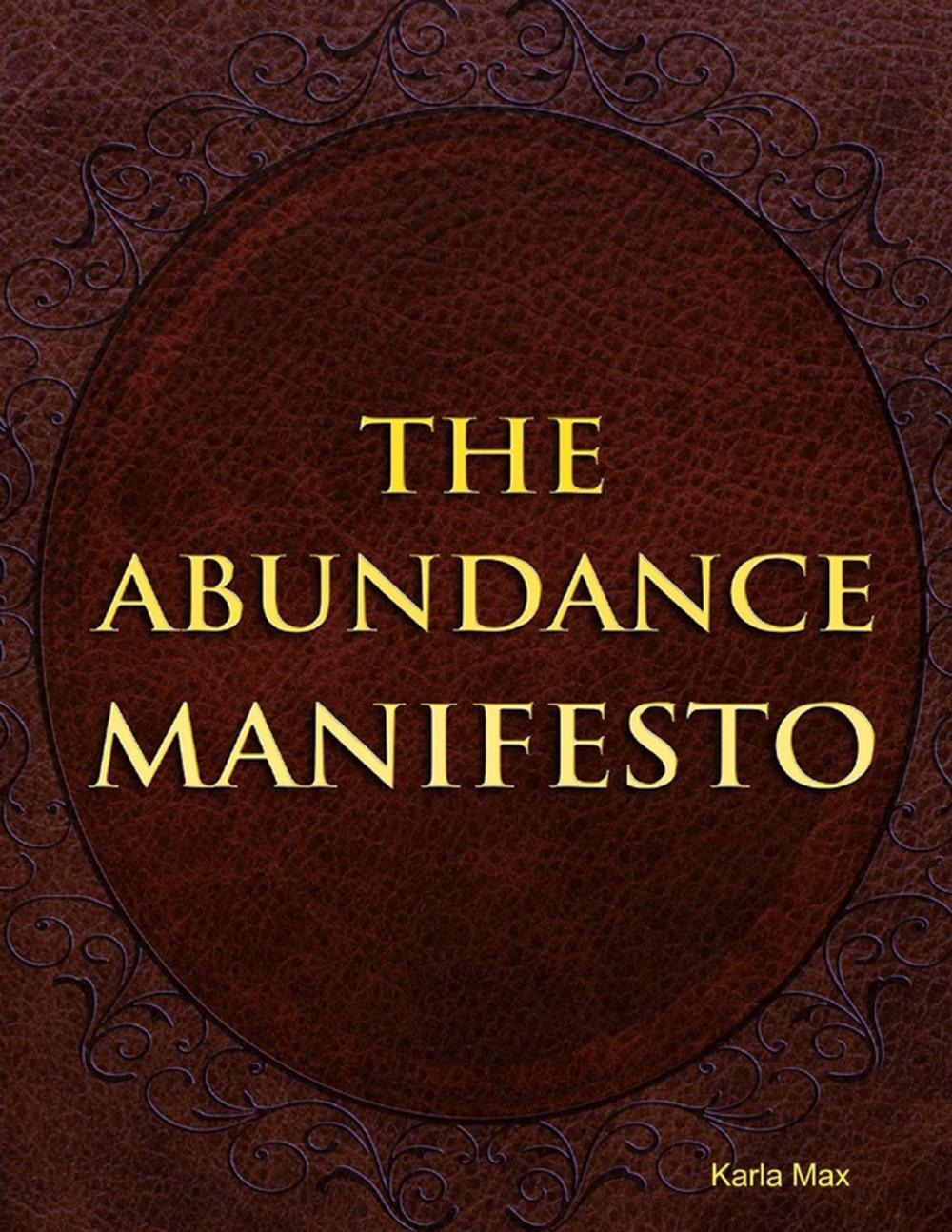 Big bigCover of The Abundance Manifesto