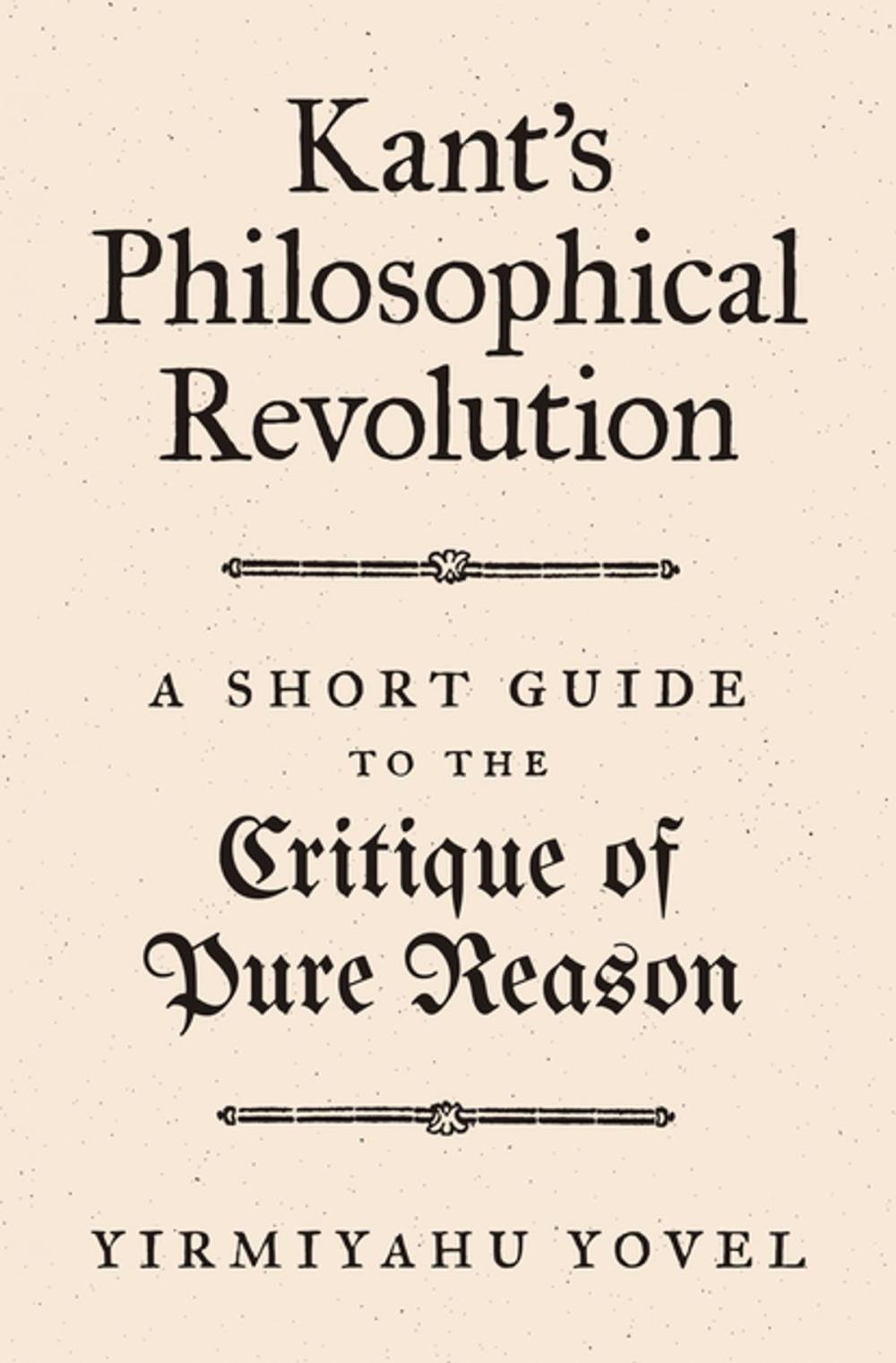 Big bigCover of Kant's Philosophical Revolution