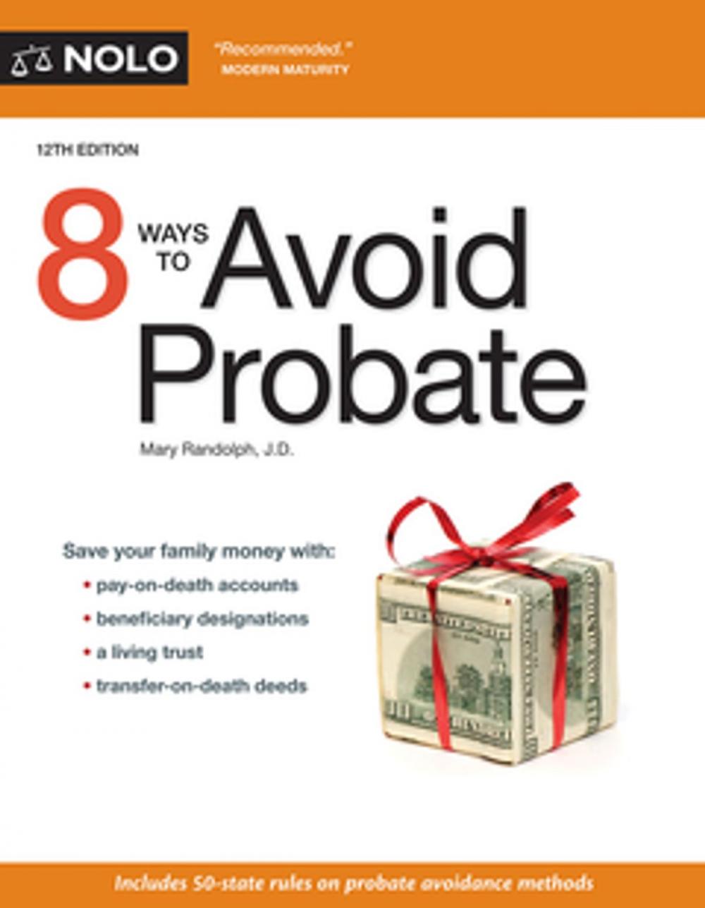 Big bigCover of 8 Ways to Avoid Probate