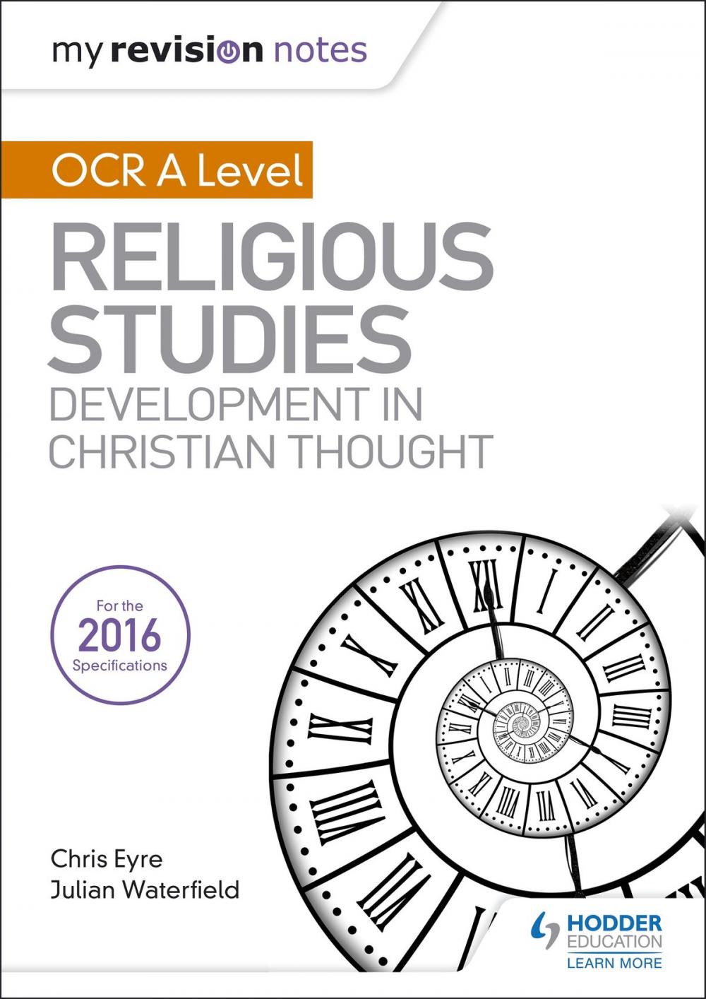 Big bigCover of My Revision Notes OCR A Level Religious Studies: Developments in Christian Thought