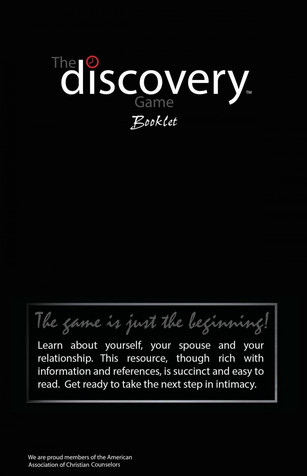 Big bigCover of The Discovery Game Booklet