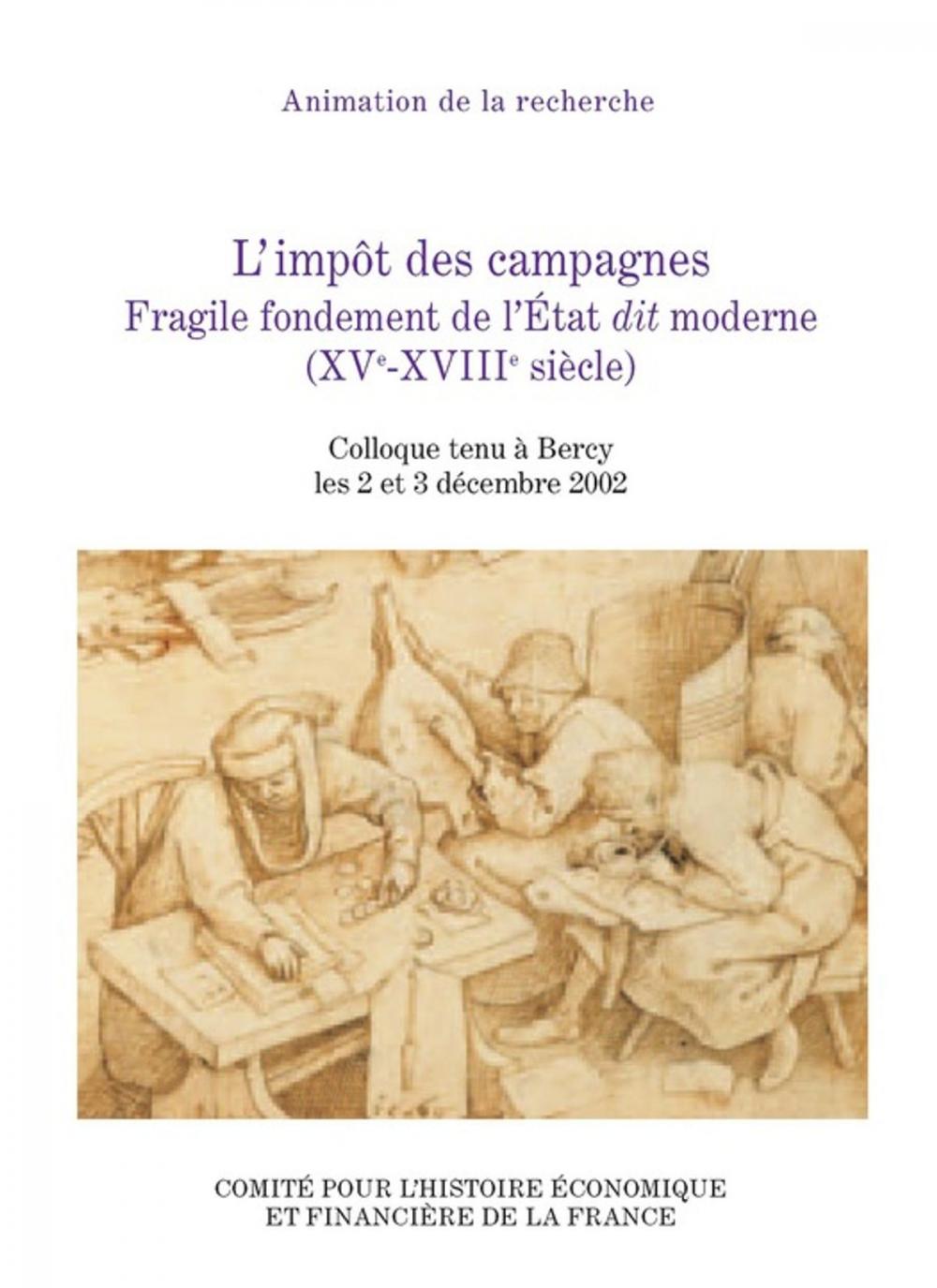 Big bigCover of L'impôt des campagnes