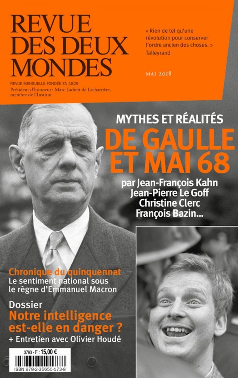 Big bigCover of Revue des Deux Mondes mai 2018