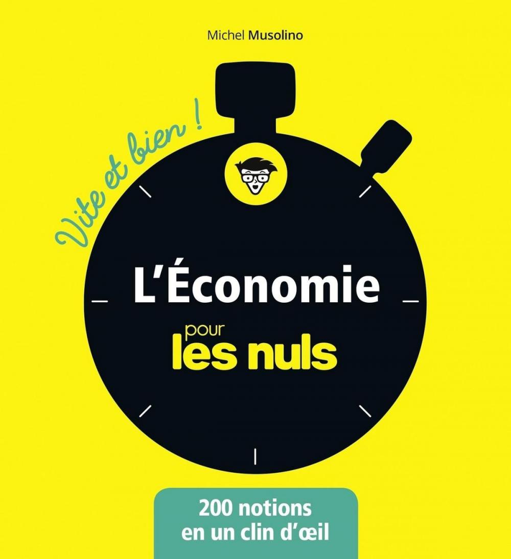 Big bigCover of L'économie pour les Nuls - Vite et Bien