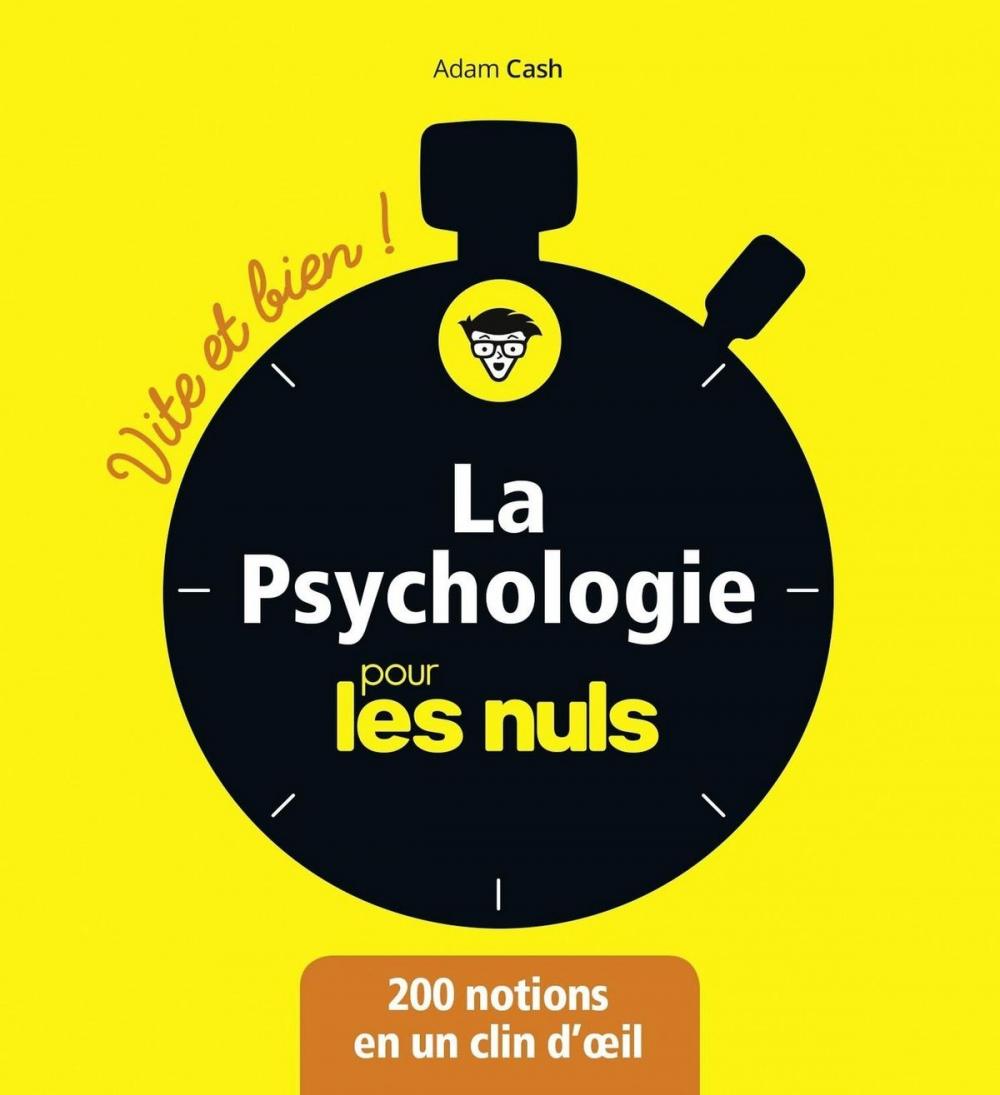 Big bigCover of La Psychologie pour les Nuls - Vite et Bien