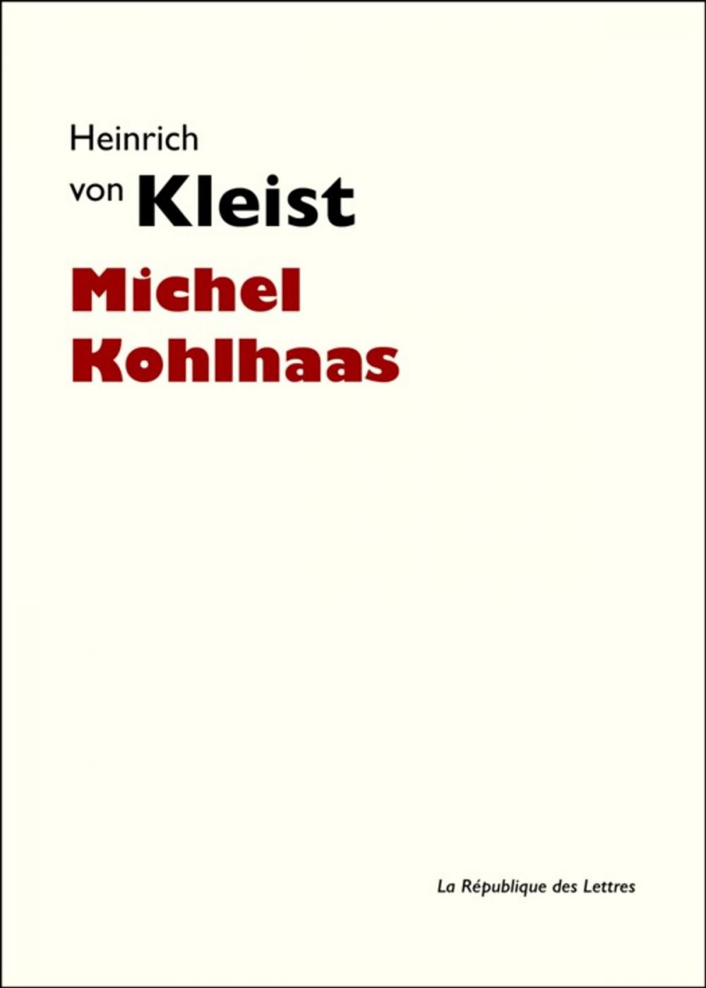 Big bigCover of Michel Kohlhaas