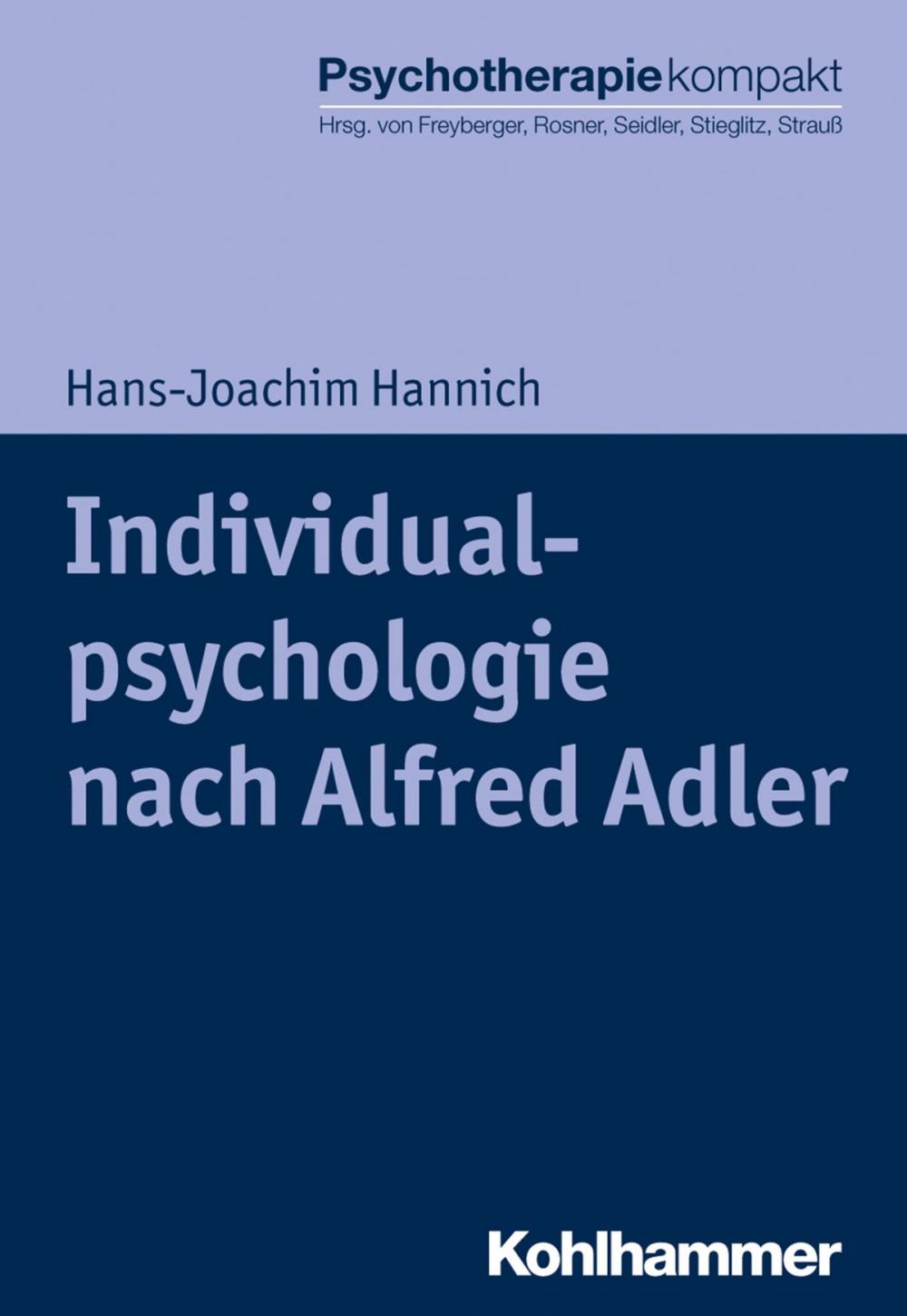 Big bigCover of Individualpsychologie nach Alfred Adler